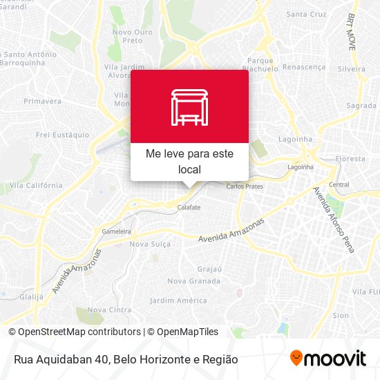Rua Aquidaban 40 mapa