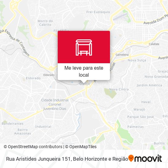Rua Aristides Junqueira 151 mapa