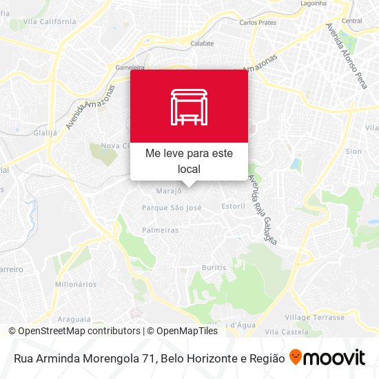Rua Arminda Morengola 71 mapa