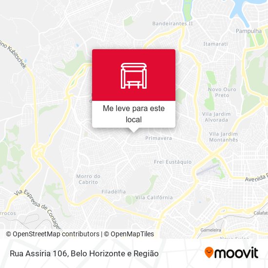 Rua Assiria 106 mapa