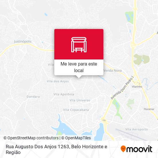 Rua Augusto Dos Anjos 1263 mapa