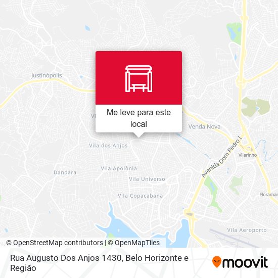Rua Augusto Dos Anjos 1430 mapa
