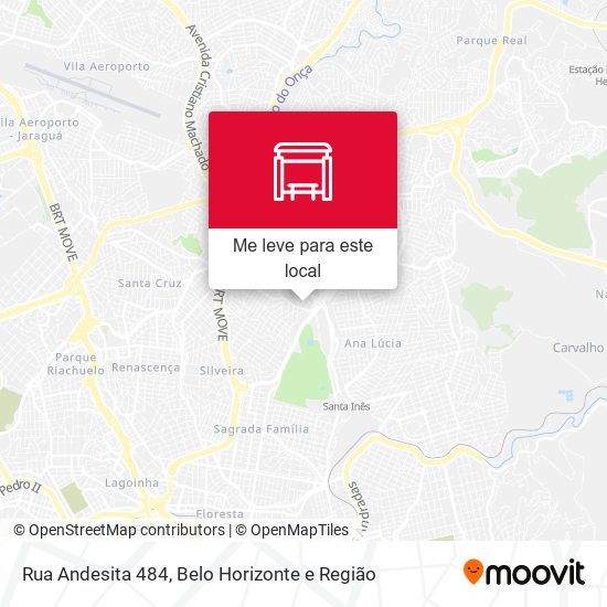 Rua Andesita 484 mapa