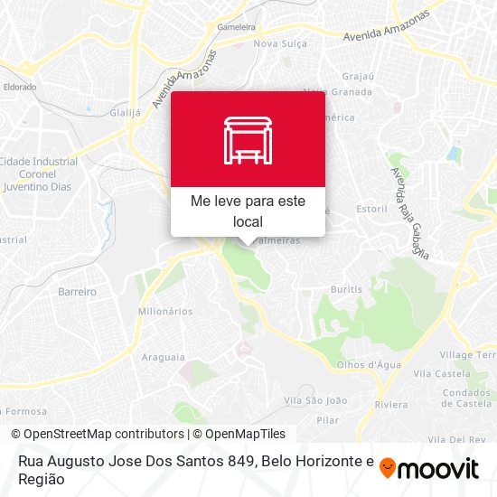Rua Augusto Jose Dos Santos 849 mapa