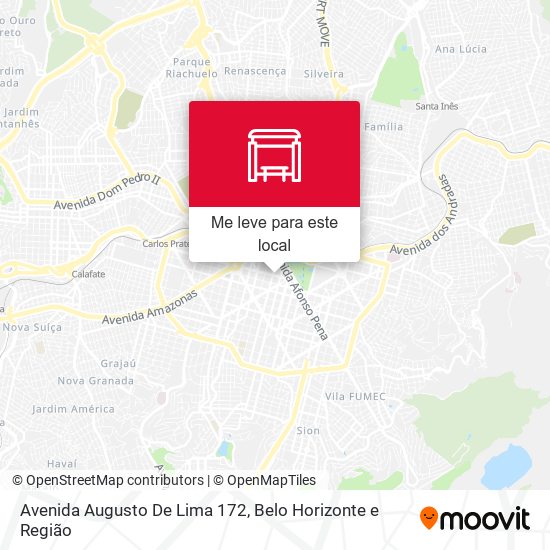 Avenida Augusto De Lima 172 mapa