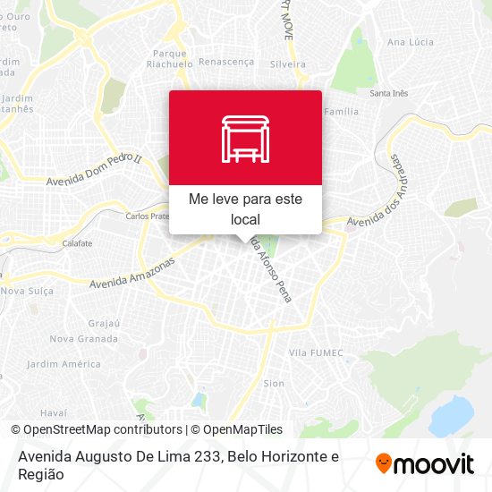 Avenida Augusto De Lima 233 mapa