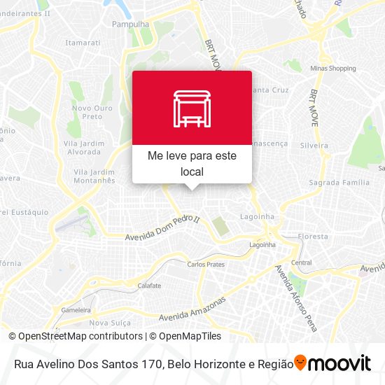 Rua Avelino Dos Santos 170 mapa