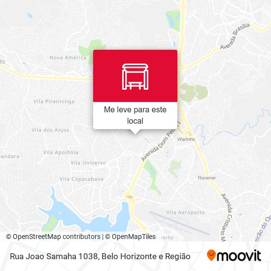 Rua Joao Samaha 1038 mapa