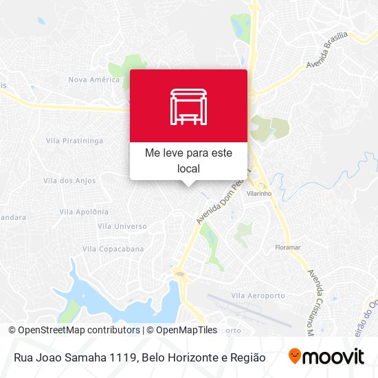 Rua Joao Samaha 1119 mapa