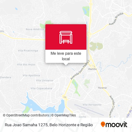 Rua Joao Samaha 1275 mapa