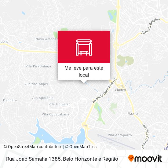 Rua Joao Samaha 1385 mapa