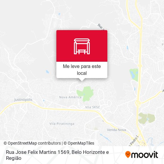 Rua Jose Felix Martins 1569 mapa