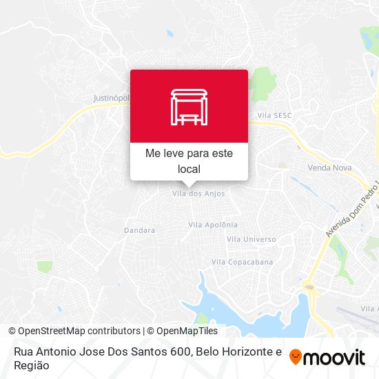 Rua Antonio Jose Dos Santos 600 mapa