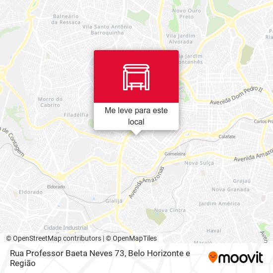 Rua Professor Baeta Neves 73 mapa