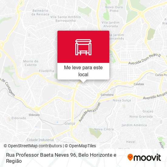 Rua Professor Baeta Neves 96 mapa