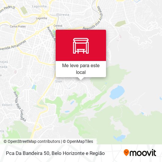 Pca Da Bandeira 50 mapa