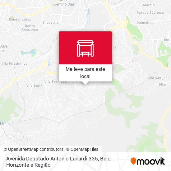Avenida Deputado Antonio Lunardi 335 mapa