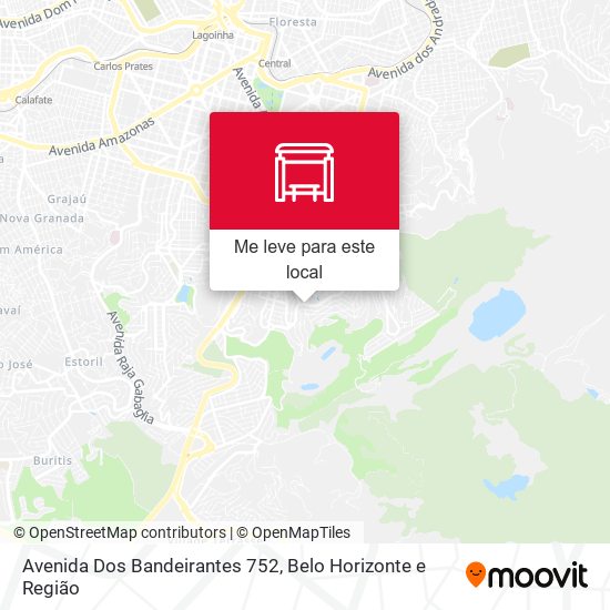Avenida Dos Bandeirantes 752 mapa
