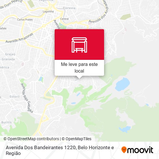 Avenida Dos Bandeirantes 1220 mapa
