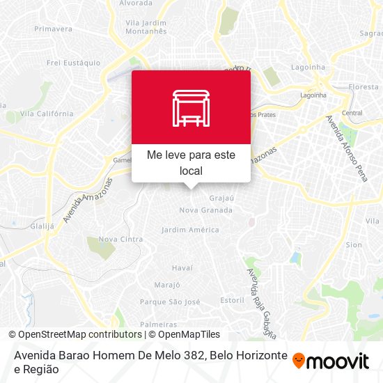 Avenida Barao Homem De Melo 382 mapa
