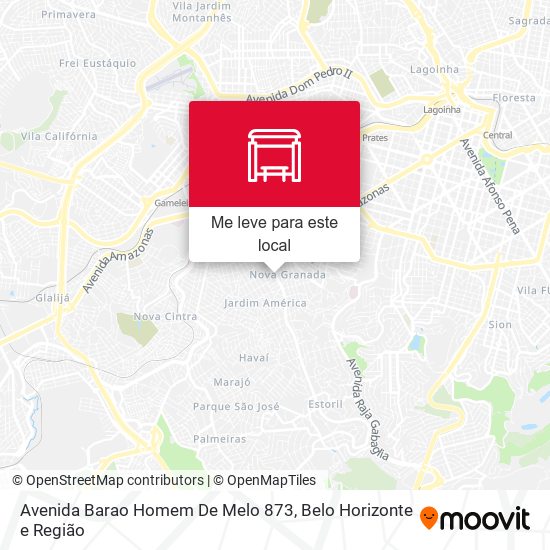 Avenida Barao Homem De Melo 873 mapa