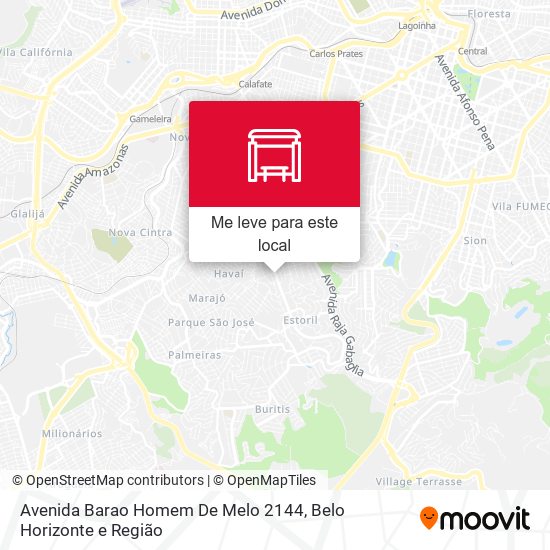 Avenida Barao Homem De Melo 2144 mapa