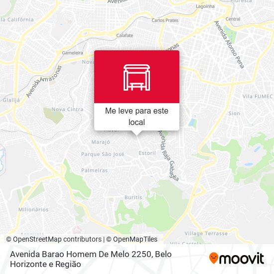 Avenida Barao Homem De Melo 2250 mapa