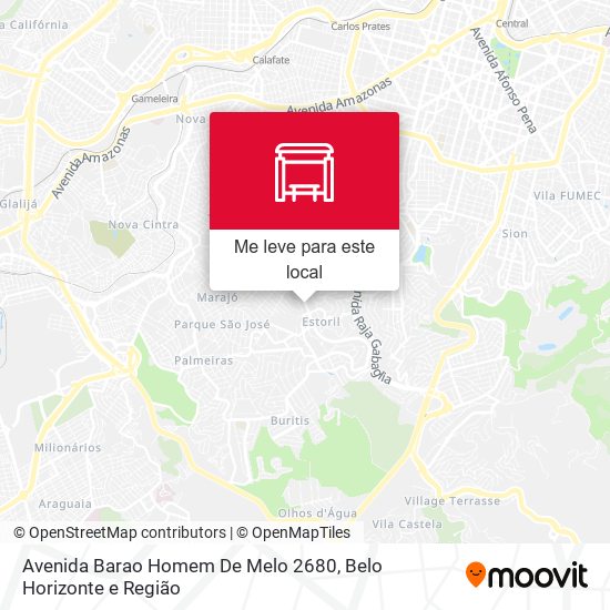 Avenida Barao Homem De Melo 2680 mapa