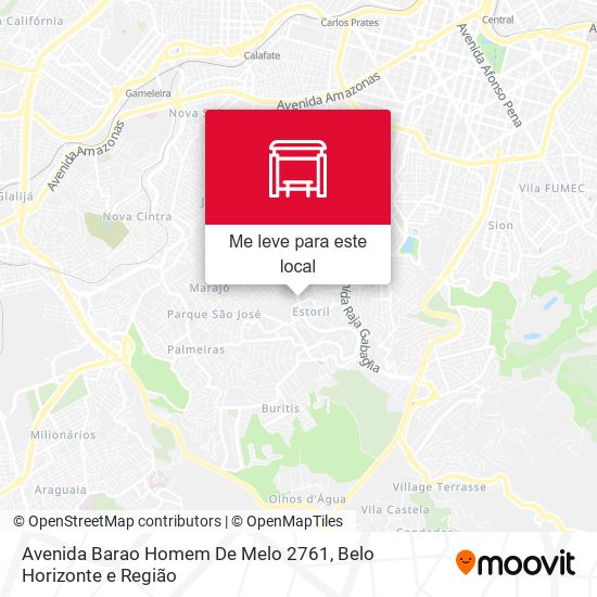 Avenida Barao Homem De Melo 2761 mapa