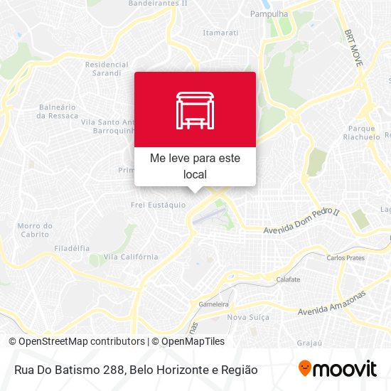 Rua Do Batismo 288 mapa