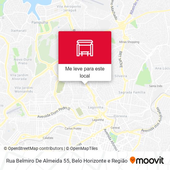 Rua Belmiro De Almeida 55 mapa