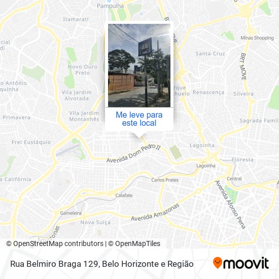 Rua Belmiro Braga 129 mapa