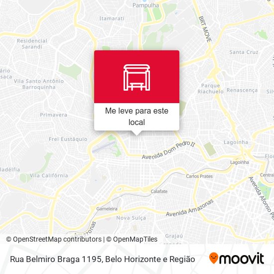 Rua Belmiro Braga 1195 mapa