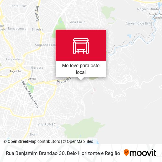 Rua Benjamim Brandao 30 mapa