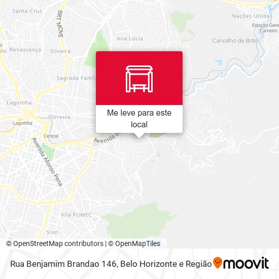 Rua Benjamim Brandao 146 mapa