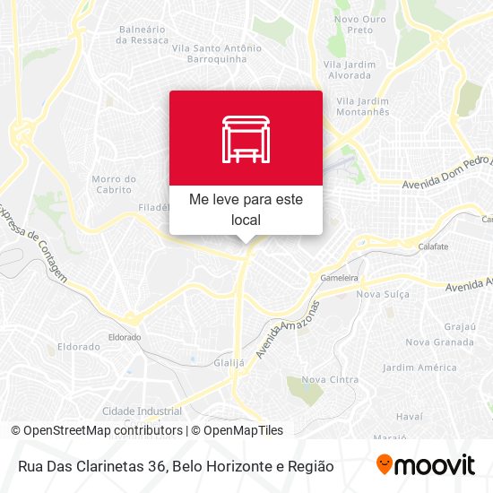 Rua Das Clarinetas 36 mapa