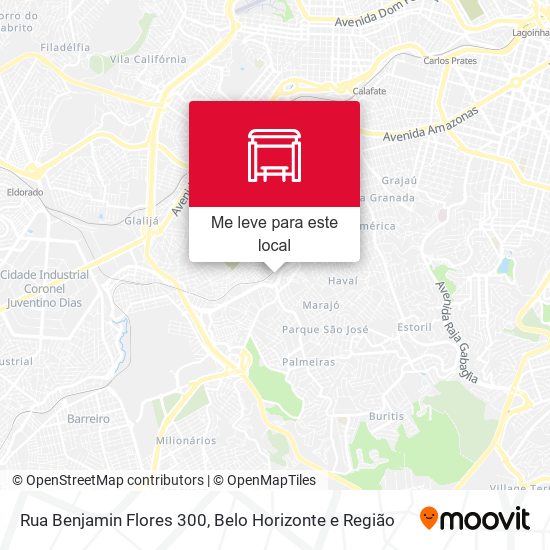 Rua Benjamin Flores 300 mapa