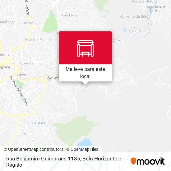 Rua Benjamim Guimaraes 1185 mapa
