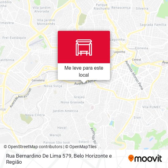 Rua Bernardino De Lima 579 mapa