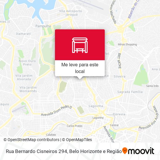 Rua Bernardo Cisneiros 294 mapa