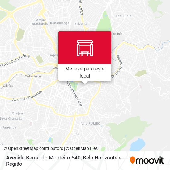 Avenida Bernardo Monteiro 640 mapa