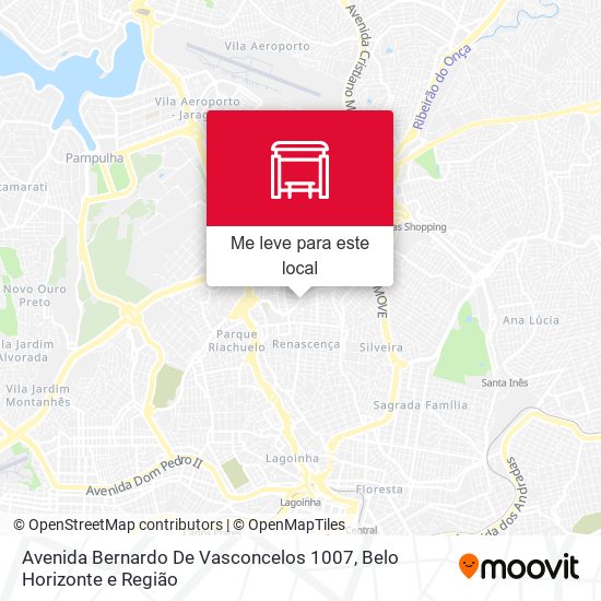 Avenida Bernardo De Vasconcelos 1007 mapa