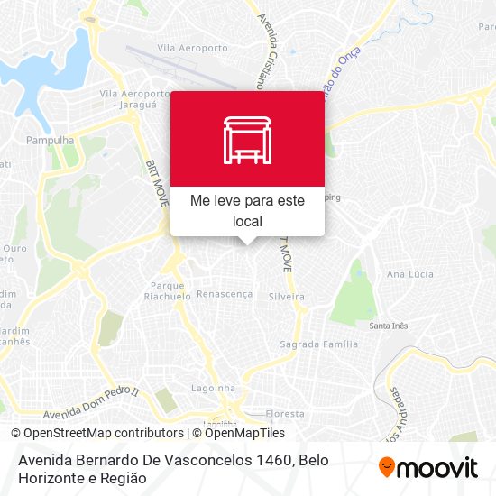 Avenida Bernardo De Vasconcelos 1460 mapa