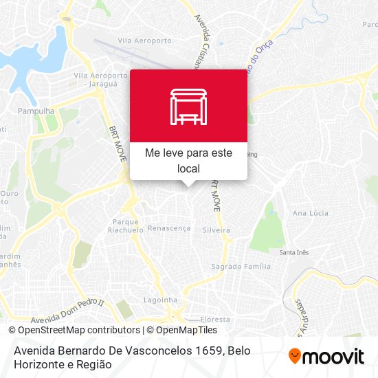 Avenida Bernardo De Vasconcelos 1659 mapa