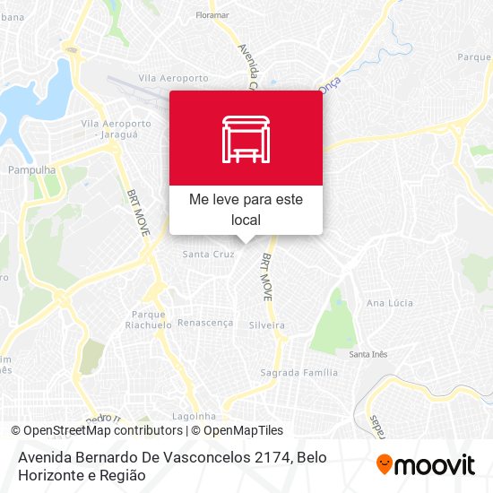 Avenida Bernardo De Vasconcelos 2174 mapa