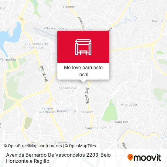 Avenida Bernardo De Vasconcelos 2203 mapa
