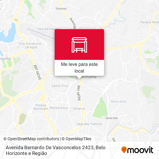 Avenida Bernardo De Vasconcelos 2423 mapa