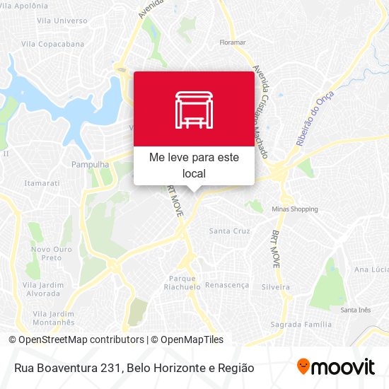 Rua Boaventura 231 mapa