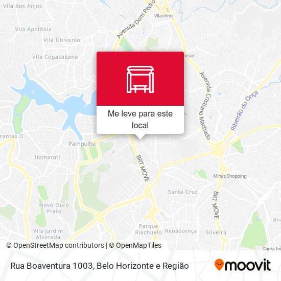 Rua Boaventura 1003 mapa