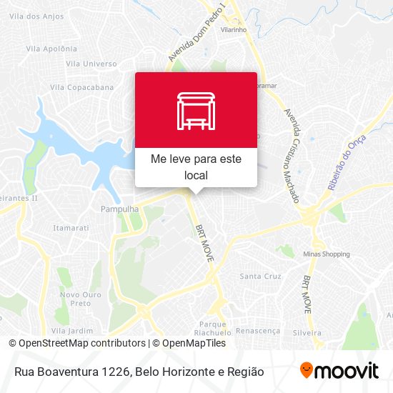 Rua Boaventura 1226 mapa